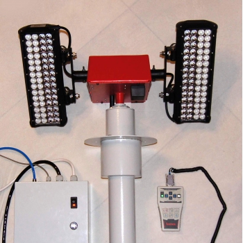 Prototypowy maszt oświetleniowy LED